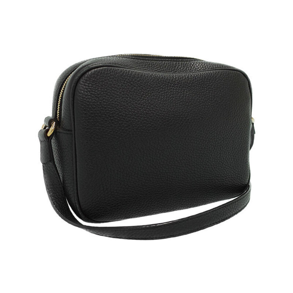 Gucci Interlocking Disco Pebbled Tassel Crossbody Soho GG Leather Bag